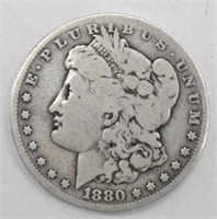 1880 O Morgan Silver Dollar VG