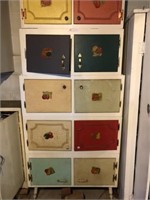 4 Interconnected Vintage Cabinets