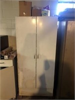 Vintage 2-Door Metal Cabinet