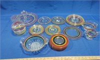 Vintage Glass Ringware Plates