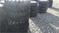 Set of 4 Unused12-16.5 SKS 332 skid steer tires