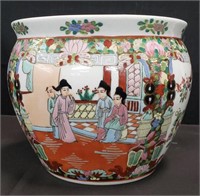 Chinese porcelain fish bowl
