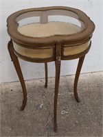 Display case table with ormolu mounts