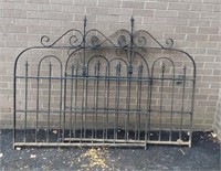 2 Wrought Iron Gates 49"x48" LOCAL PICKUP ONLY