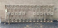 Iron Fence Section (damage; 33"Hx89"L), Wrought