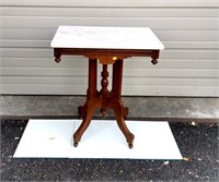 Victorian Marble Top Wash Stand; 29.5"Hx26"Wx18"D