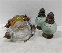 4 Decorative Faux Vintage Lanterns