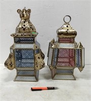 2 Decorative Candle Covers; LOCAL PICKUP ONLY