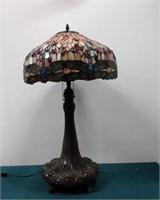 Dragonfly Art Nouveau Lamp; approx 31"H