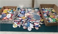 Lot of Mostly Political Pins & Lot