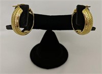 18k Italian Gold Earrings