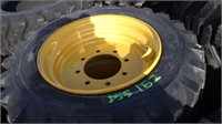 4 Unused 10-16.5 SKS332 tires on NH/JD/CAT wheels