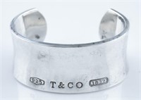 Tiffany & Co. sterling cuff bracelet.