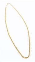 18k gold chain necklace.