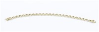 18k Greek key link bracelet.