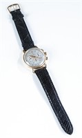 Omega 14k Tachymetre wristwatch.