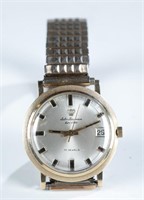 14k Jules Jurgensen 17 jewels wristwatch.