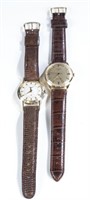 2 Longines Automatic wristwatch.