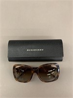 Burberry brown polarized sunglasses.