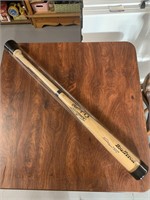 Willie Mays signed baseball bat