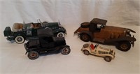 4 Metal Model Cars