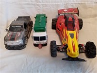 Two Remote Cars, Toy Garbage Truck