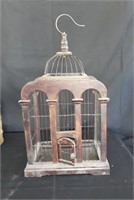 Antique Wooden Bird Cage