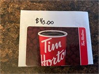 $40 Tim Horton's Gift Card