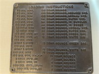 Seneca ILLS shipyard WW II 1941-1945 brass plaque