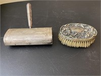 Table cleaner, small brush, sliverplate