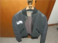 BEARDS SPORTING GOODS JACKET WITH LEATHER SLEVES