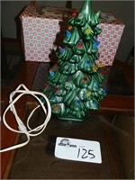 SMALL VINTAGE CERAMIC CHRISTMAS TREE