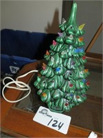 SMALL VINTAGE CERAMIC CHRISTMAS TREE