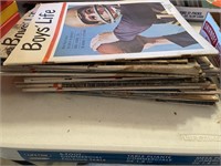 Large stack of Boy's Life magazines from 60s