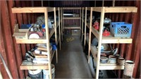 Various Pipe Fittings,Miscellaneous Shelf Contents