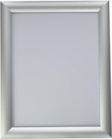 Aluminium 4 Sided Snap Frame 8.5x11 Silver  2 Pack