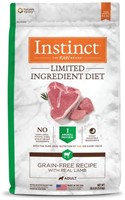 Instinct Limited Ingredient Dog Food, Lamb 20lb