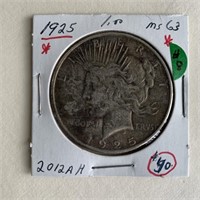 1925 US 1 Dollar Coin MS63
