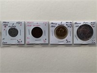 1909-82 Mexican Coins as Shown