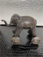 Iron Elephant Figure