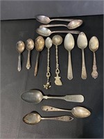 2 Sterling Souvenir & Other Collectible Spoons