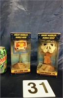 BOBBLE HEAD LOT /  ANGRY BIRDS - STAR WARS SERIES