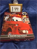 DISNEY CARS & POSTER SIZE PUZZLE