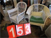 3 WICKER CHAIRS