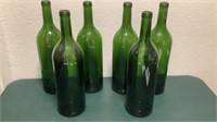 (6) Empty 1.5 Liter Wine Bottles