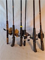 Group of Fishing Rod & Reels