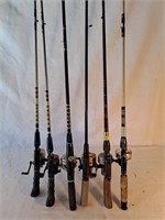 Six Fishing Rod & Reels