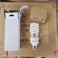 Spiral Fluorescent Light Bulb 60W equiv. (40 pack)