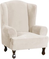 Sure Fit Home Décor Wing Chair One Piece Slipcover
