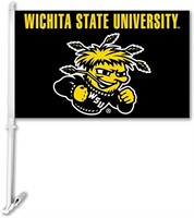 BSI College Car Flag  Wichita State Shockers